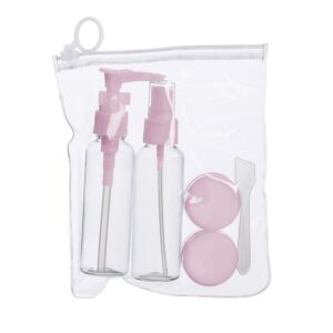 Kit viagem 5 peças em estojo ziplock personalizado