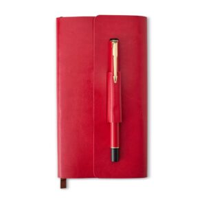 Kit para anotações com caneta personalizado