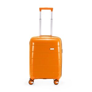 Mala de bordo em plástico 45 litros com TSA personalizada