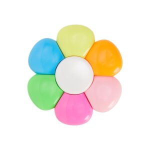 Caneta marca texto formato flor personalizada