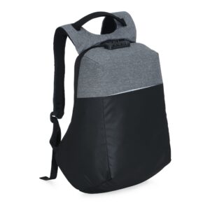 Mochila antifurto poliéster 31L com USB personalizada
