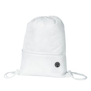 Mochila saco em poliéster com bolso personalizada