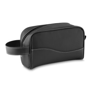 Necessaire em PU com alça lateral personalizada