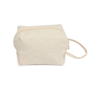 Necessaire em algodão com alça personalizada
