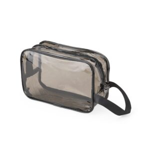 Necessaire plástica transparente com alça personalizada