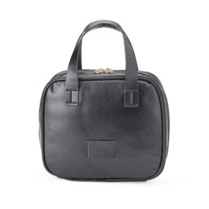 Necessaire couro sintético com zíper personalizada