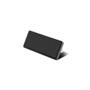 Placa de metal imantada preta para mochila personalizada