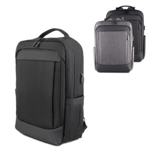 Mochila para notebook em oxford com PU 21 litros personalizada