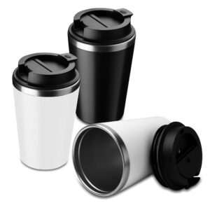 Copo parede dupla em inox pintura fosca 350ml personalizado
