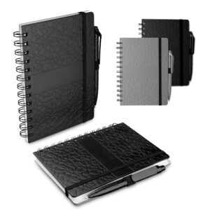 Caderno B6 em ABS reciclável com caneta personalizado