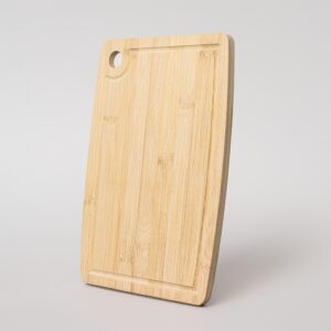 Tábua de corte bambu com canaleta personalizada