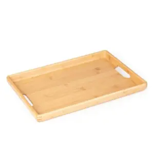 Bandeja em bambu para servir 40x28cm personalizada