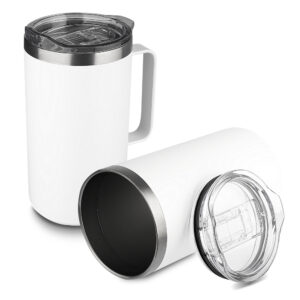 Caneca térmica em inox com tampa e silicone personalizada