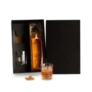Kit com 2 copos para drink com espaço para garrafa personalizado