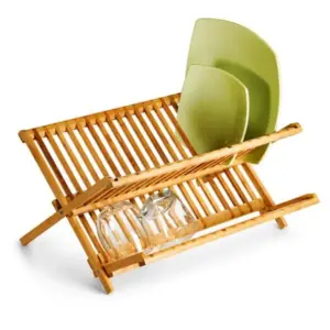 Escorredor de pratos em bambu personalizado