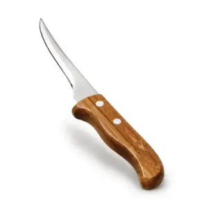 Faca para desossar em madeira e inox 5 polegadas personalizada