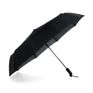 Guarda-chuva automático em nylon preto 98cm personalizado