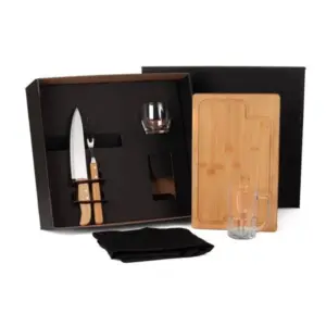 Kit churrasco cerveja e whisky 6 peças personalizado