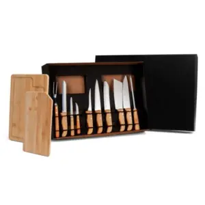 Kit churrasco e cozinha 12 peças personalizado