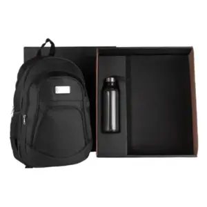 Kit mochila com squeeze personalizado