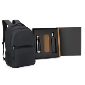 Kit mochila guarda-chuva e garrafa personalizado