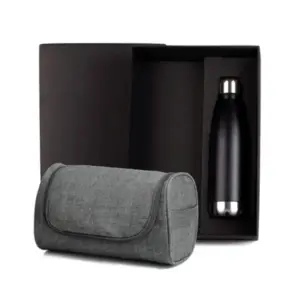 Kit nécessaire e garrafa 2 peças personalizado