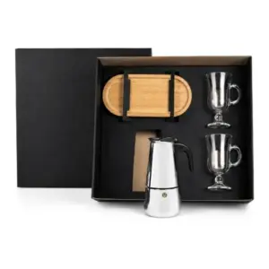 Kit para café 4 peças personalizado