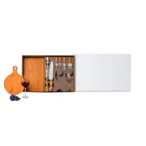 Kit queijo churrasco e vinho 11 peças personalizado