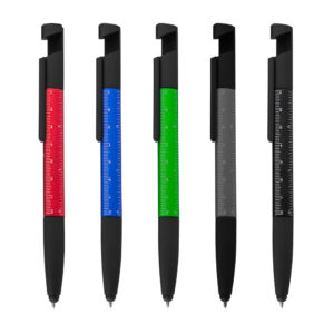 Caneta metálica multifuncional com touch screen personalizada