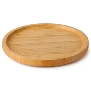 Petisqueira em bambu redonda 20cm personalizada