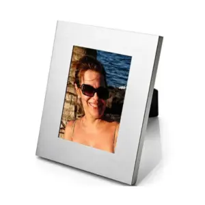 Porta-retrato em alumínio fosco personalizado